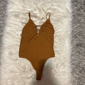 Brown Bodysuit